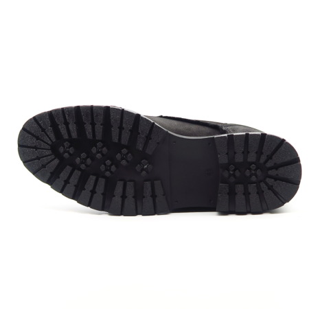 Čierne členkové topánky KLONDIKE 554H06