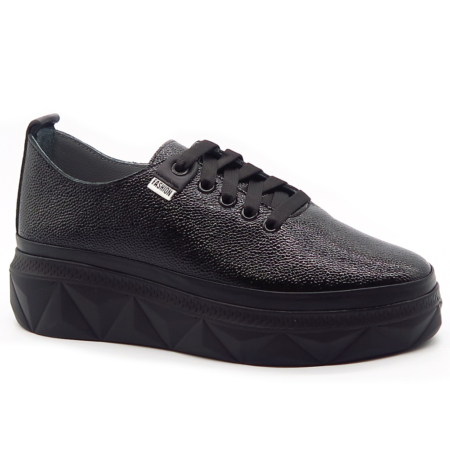 Čierne lakované sneakersy BOMBONELLA 424.EM