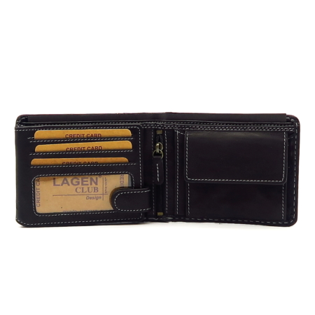 Čierna peňaženka LAGEN 511451