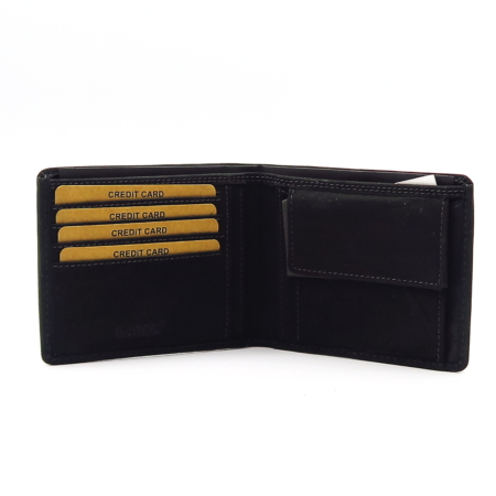 Čierna peňaženka LAGEN 66-3701