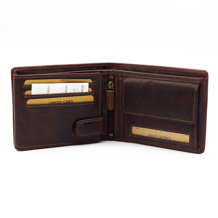 Hnedá peňaženka LAGEN 66-6535/M