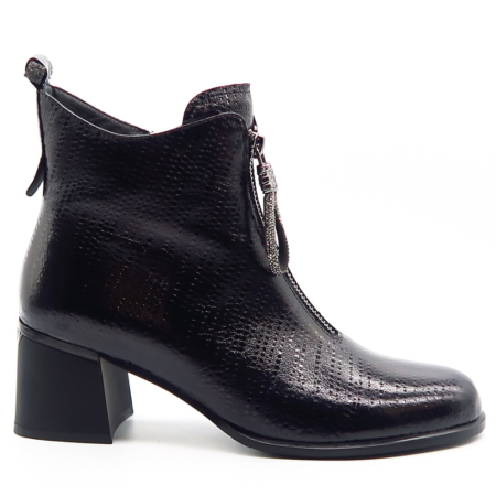 Čierne členkové topánky LADIES 2658