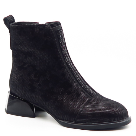 Čierne členkové topánky LADIES 2610