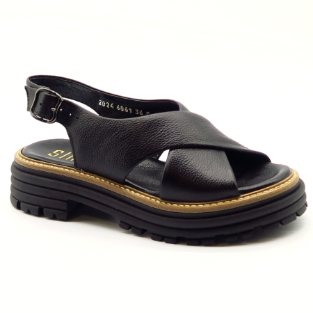 Sandále čierne SIMEN 6861A