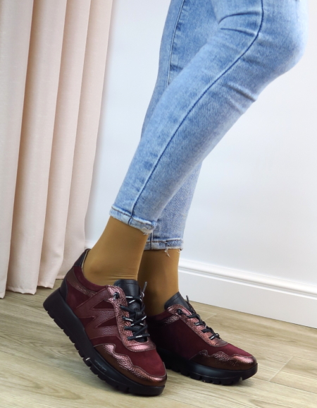 Bordové sneakersy WONDERS A-24110