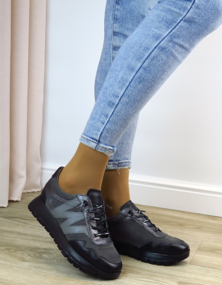 Sivé sneakersy WONDERS A-24110