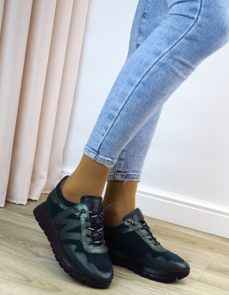Zelené sneakersy WONDERS A-24110