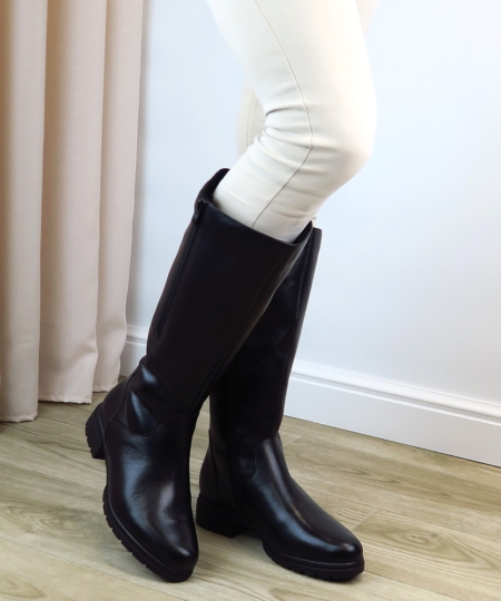 Čižmy čierne s XL sárou CAPRICE 9-26508-47