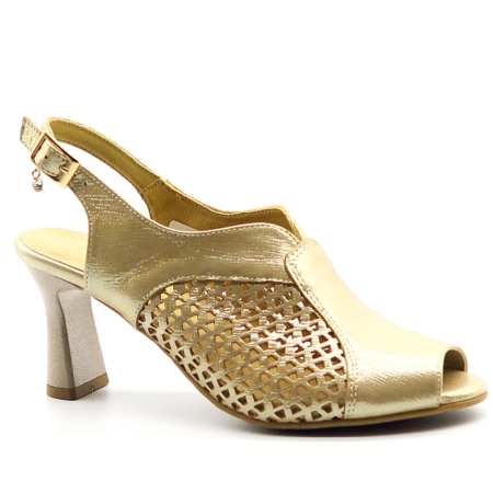 Zlaté sandále KASIANA 3388