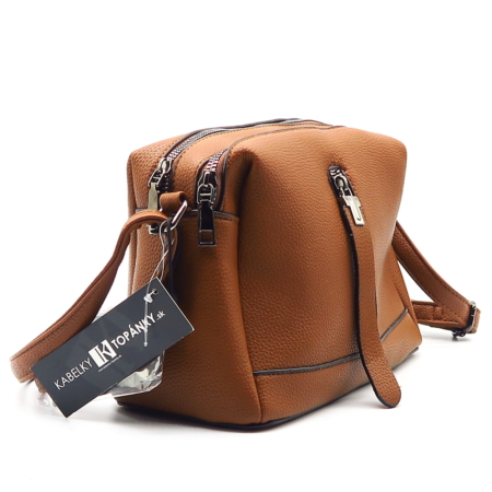 Tmavohnedá crossbody kabelka ERICK STYLE H1622