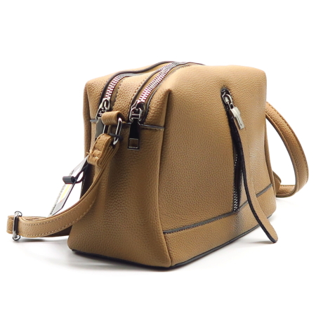 Svetlohnedá crossbody kabelka ERICK STYLE H1622