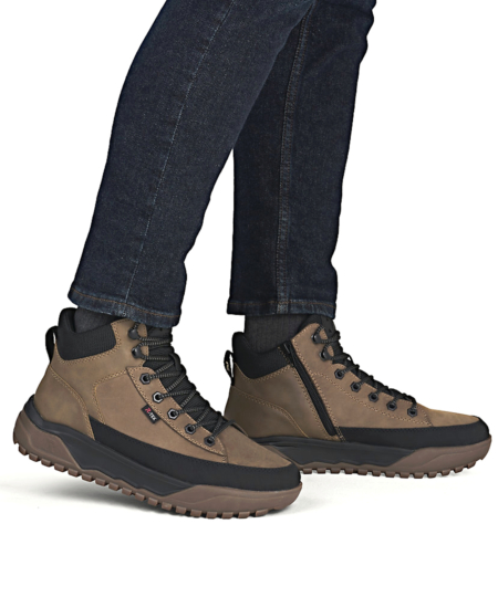 Hnedé členkové topánky RIEKER U1571-20