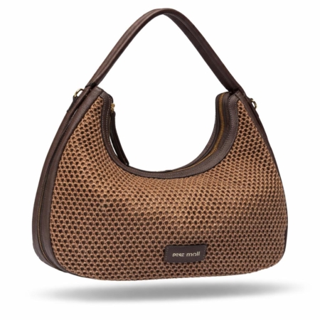 Tmavohnedá kabelka PEPE MOLL 261302