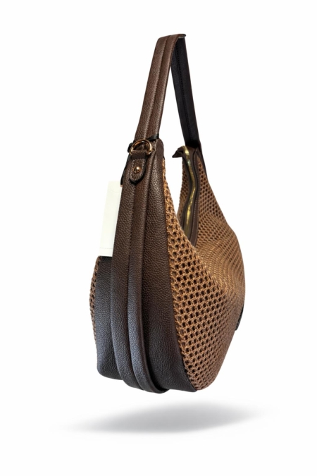 Tmavohnedá kabelka PEPE MOLL 261302