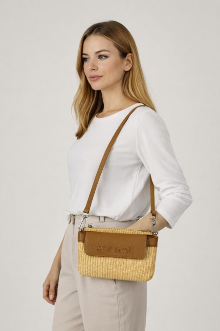 Béžová kabelka PEPE MOLL 261313