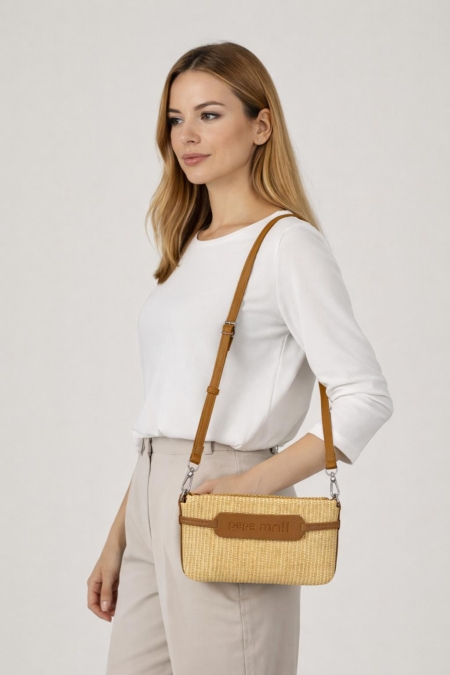 Béžová kabelka PEPE MOLL 261312